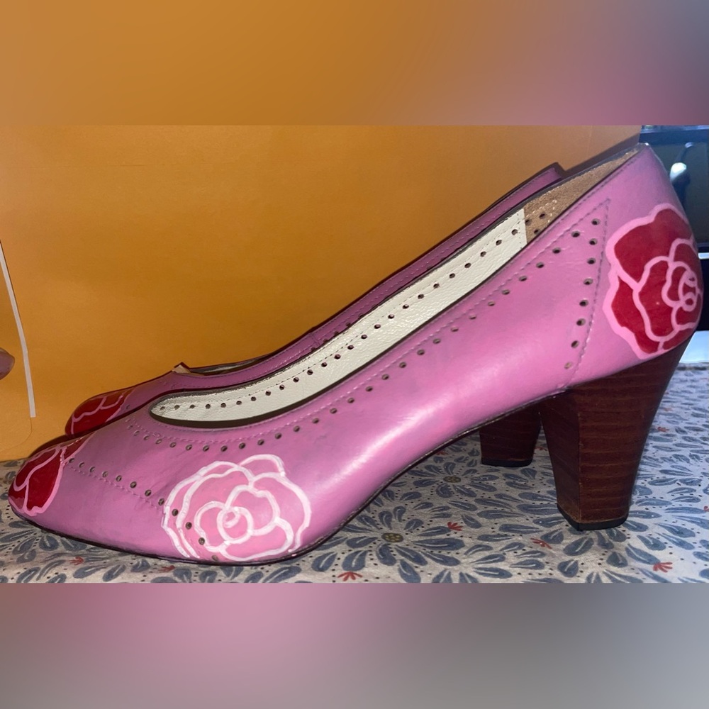 Custom Pink Prada Pumps - Picture 3 of 3